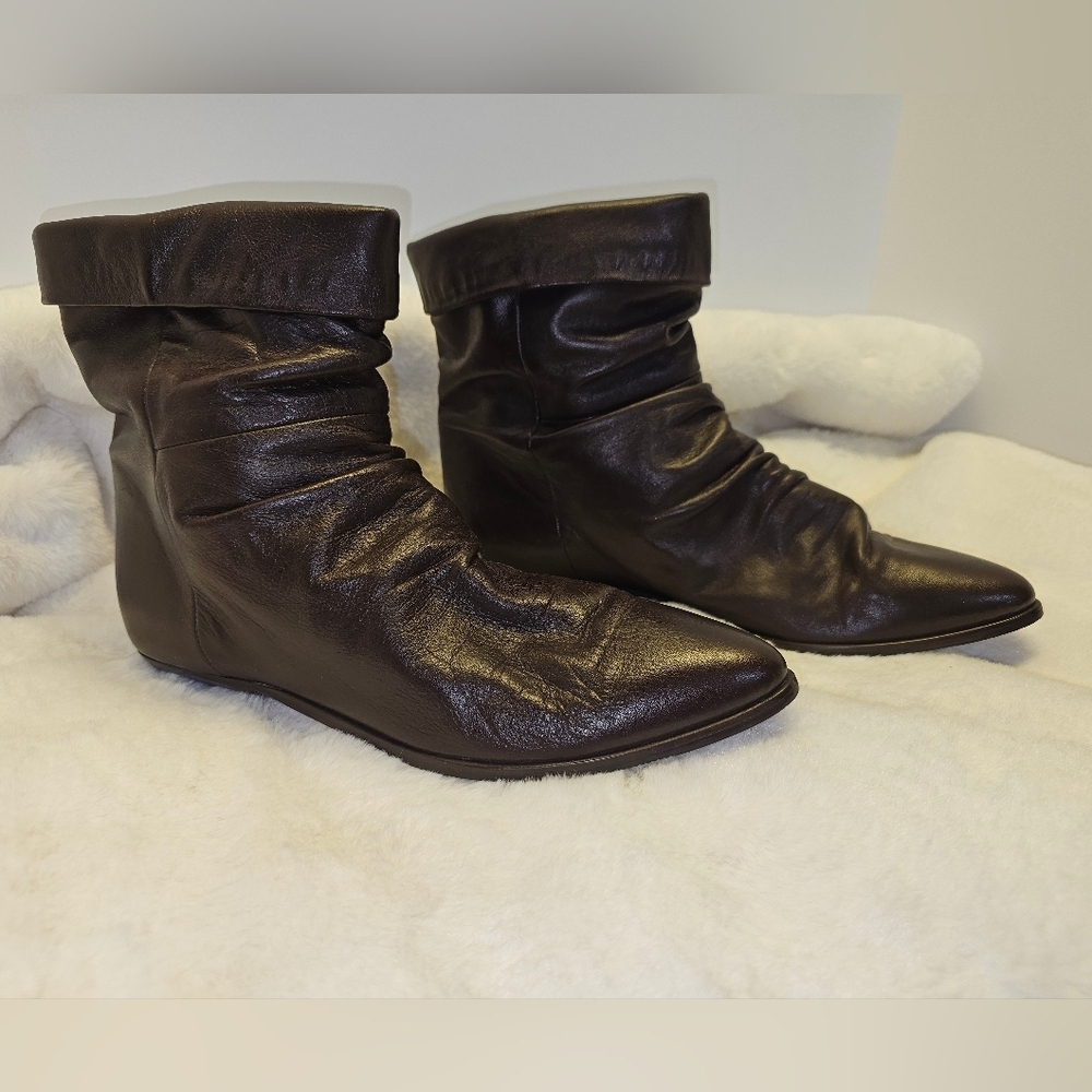 Chic Dark Brown Women's Ankle Boots